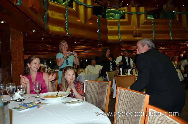 307: Carnival Magic Inaugural Cruise, Naples, Dinner, Ken Byrne