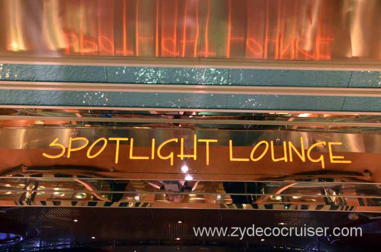 102: Carnival Magic Inaugural Voyage, Monte Carlo, Sea Day 3, Spotlight Lounge