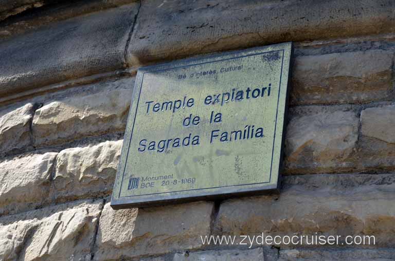 135: Carnival Magic, Grand Mediterranean, Barcelona, Temple expiatori de la Sagrada Familia, 