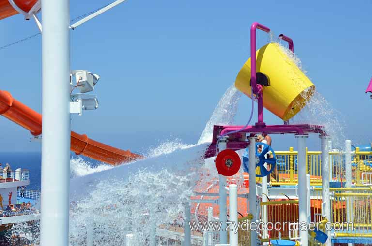 049: Carnival Magic, Mediterranean Cruise, Sea Day 2, Waterworks, Power Drencher, 