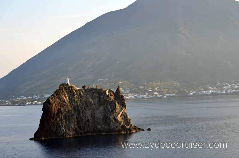 358: Carnival Magic, Messina, Stromboli Lighthouse