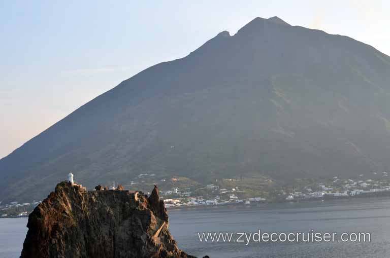 359: Carnival Magic, Messina, Stromboli and Stromboli Lighthouse