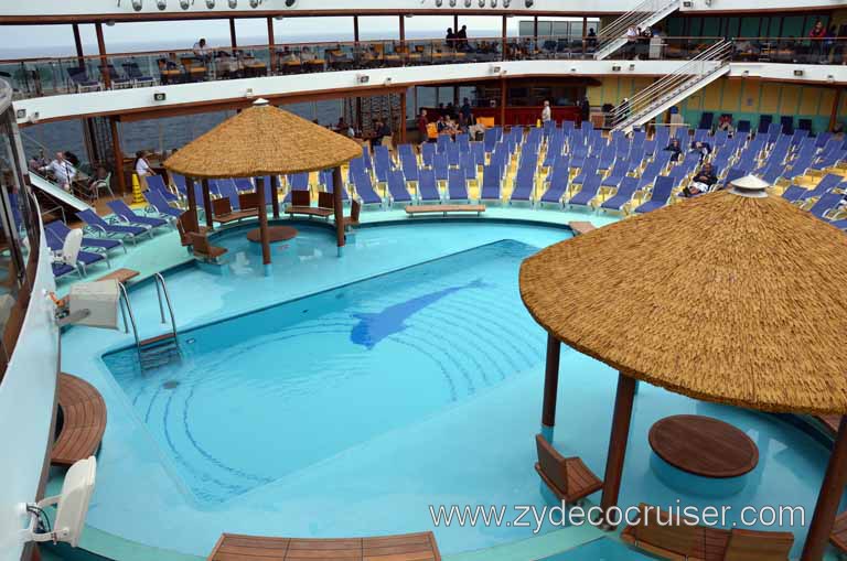 054: Carnival Magic, Mediterranean Cruise, Sea Day 3, Beach Pool, 