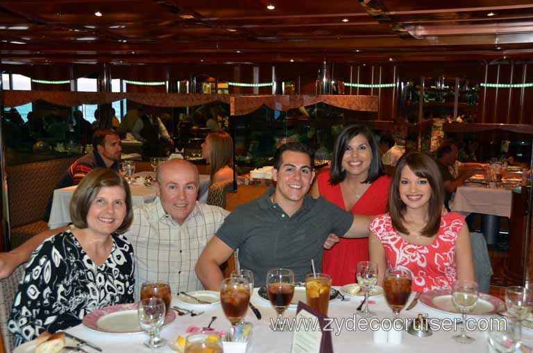 080: Carnival Magic, Mediterranean Cruise, Sea Day 3, Dinner, New Orleans Table, 