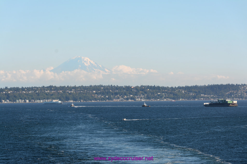 149: Carnival Miracle Alaska Cruise, Seattle, Embarkation, Mount Rainier, 