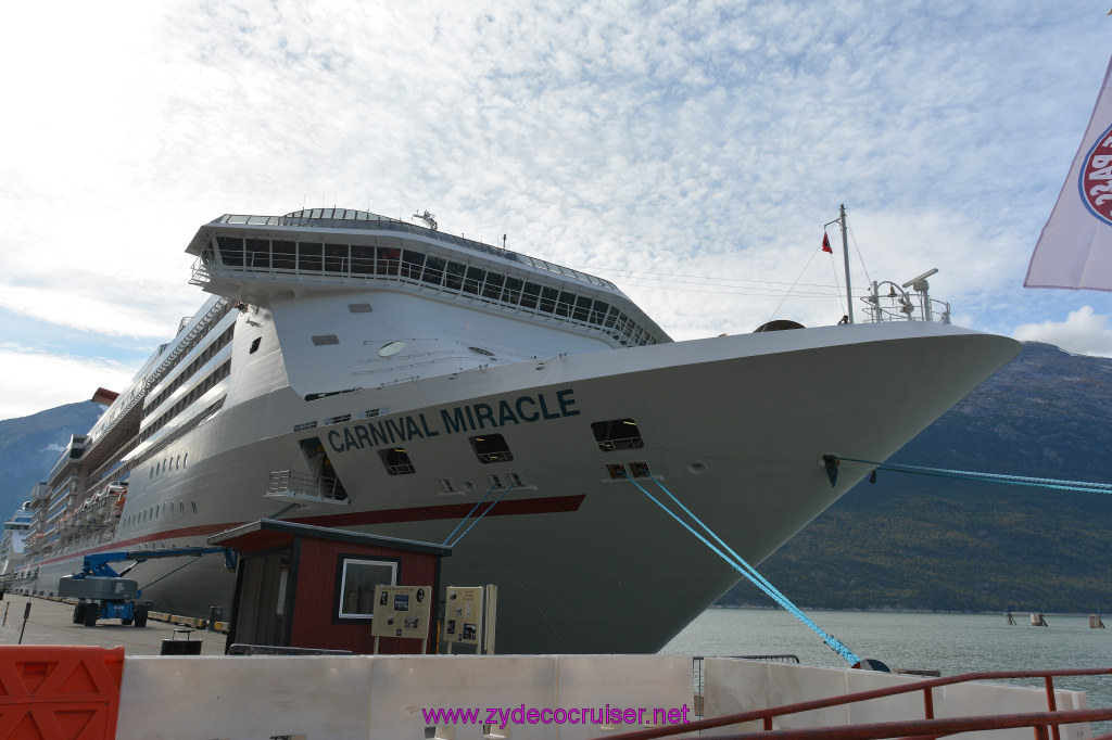 328: Carnival Miracle Alaska Cruise, Skagway, Klondike Summit, Suspension Bride, and Salmon Bake