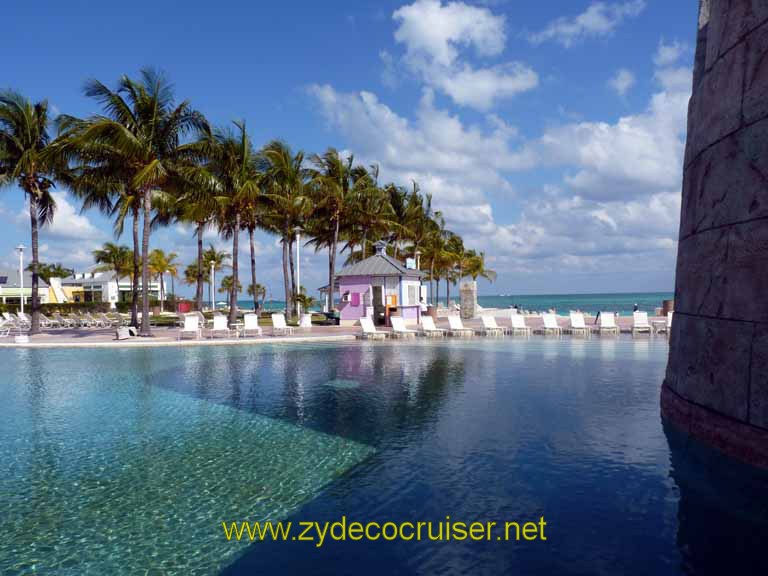 323: Carnival Sensation, Freeport, Bahamas, Pool at Reef Village, Our Lucaya