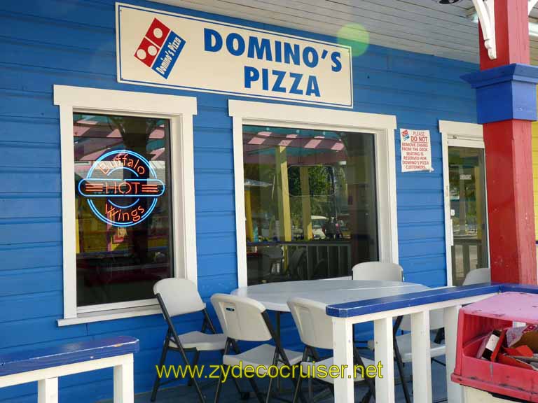341: Carnival Sensation, Freeport, Bahamas, Domino's Pizza at Lucaya