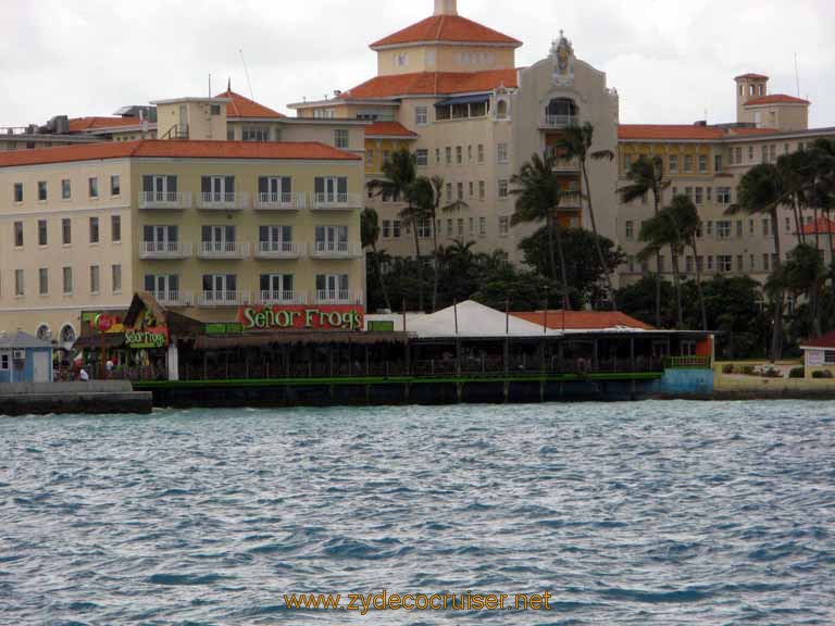 400: Carnival Sensation - Nassau - Senior Frogs and British Colonial Hilton
