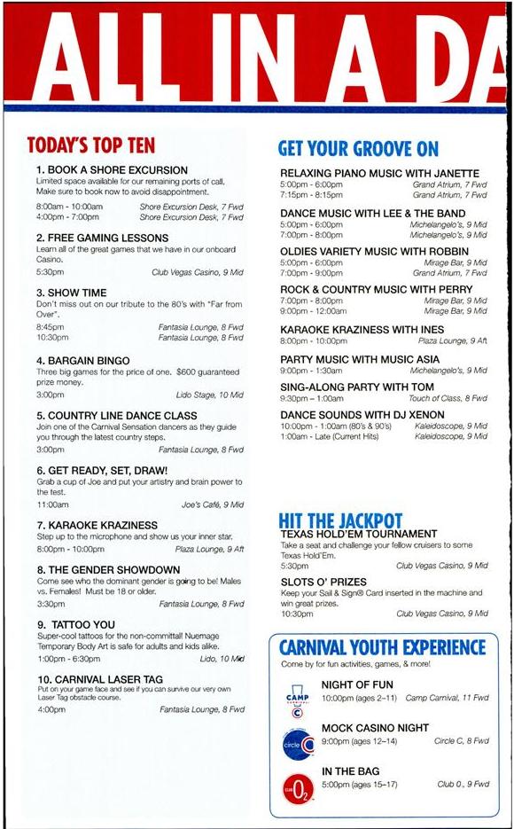 867: Carnival Sensation Fun Times (Capers) Day 2 Page 2