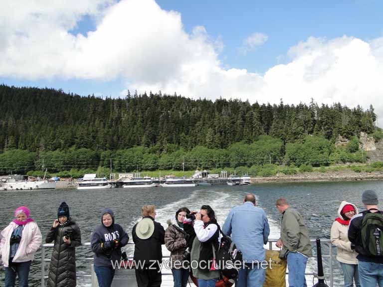 127: Carnival Spirit - Juneau - Whale Quest leaving the dock