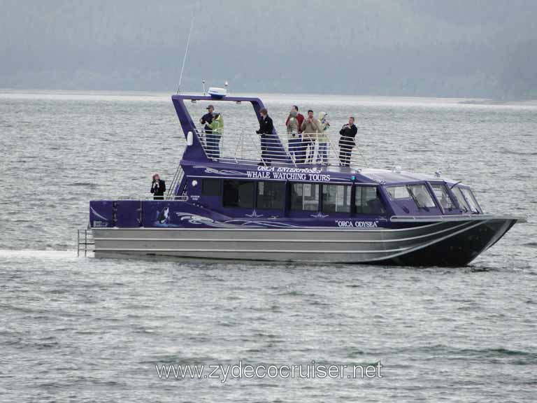 158: Carnival Spirit - Auke Bay - Whale Quest - we spied Captain Larry's Boat 