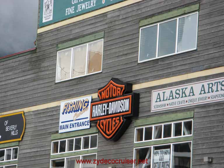 010: Carnival Spirit, Alaska, Ketchikan, Harley-Davidson Shop