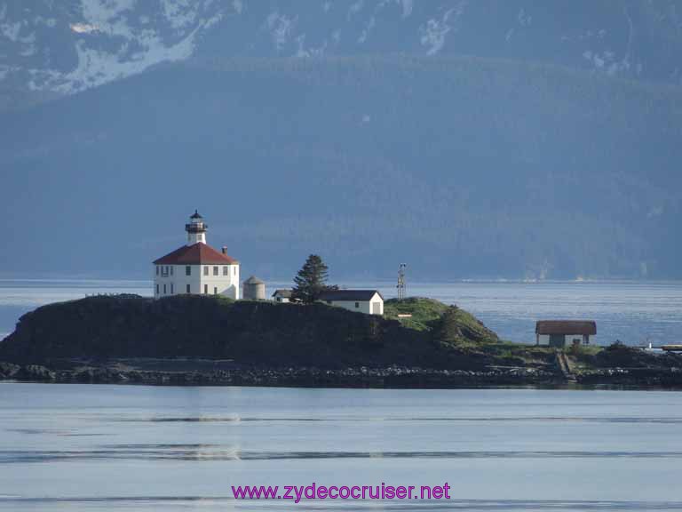 215: Carnival Spirit, Skagway, Alaska - Eldred Rock Lighthouse - Lynn Canal - the oldest original Alaskan Lighthouse Building