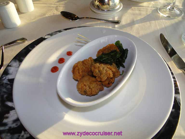 Fried Oysters - Carnival Spirit