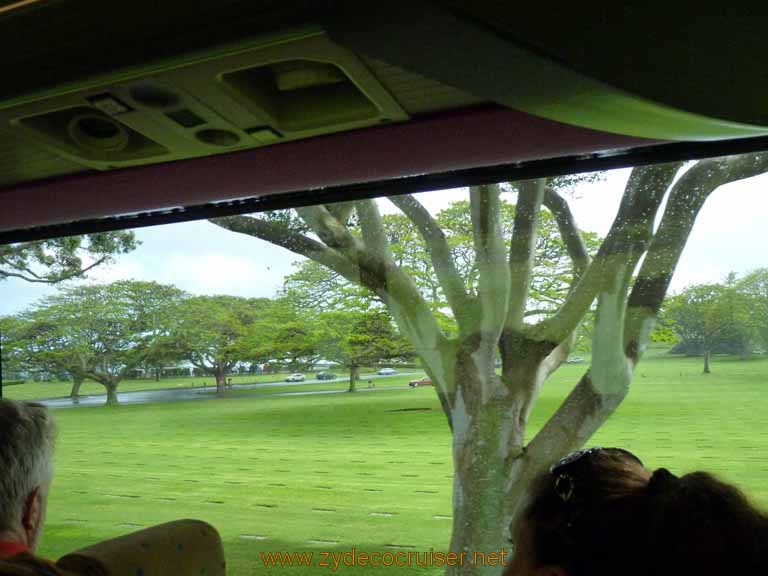 382: Carnival Spirit, Honolulu, Hawaii, Pearl Harbor VIP and Military Bases Tour, National Memorial Cemetery of the Pacific, Punchbowl,