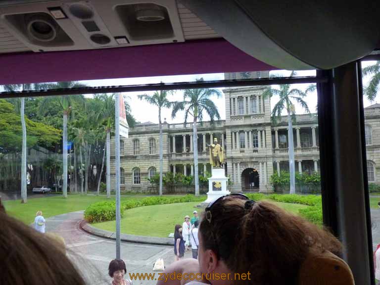 399: Carnival Spirit, Honolulu, Hawaii, Pearl Harbor VIP and Military Bases Tour, Iolani Palace
