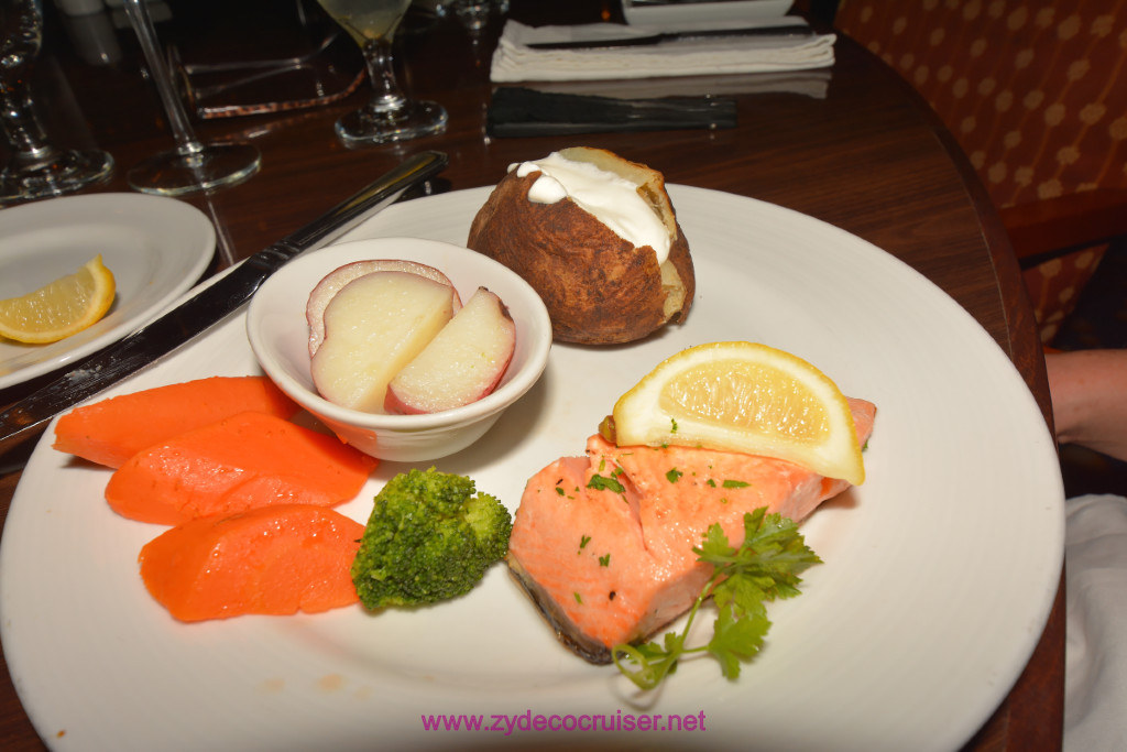 Salmon Fillet with added Baked Potato