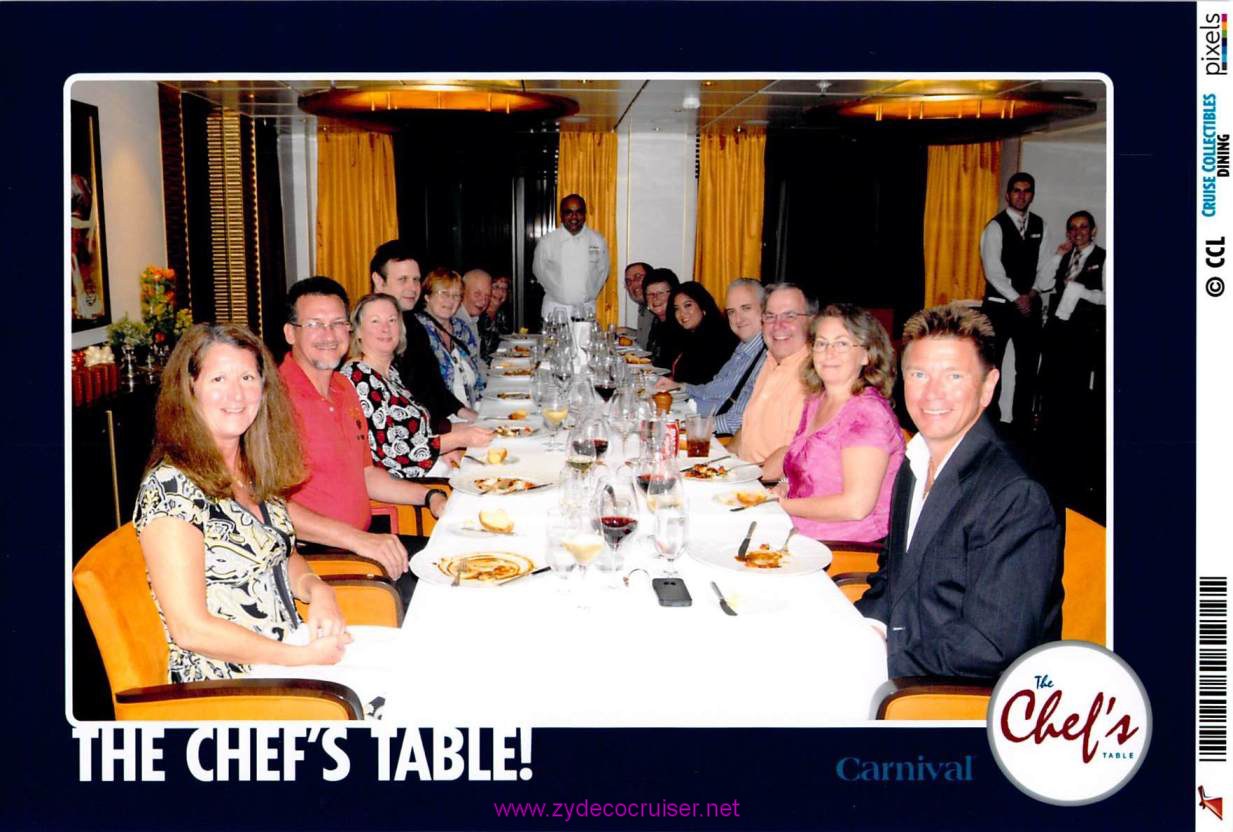 081: Carnival Sunshine, John Heald's Bloggers Cruise, BC7, Chef's Table, 