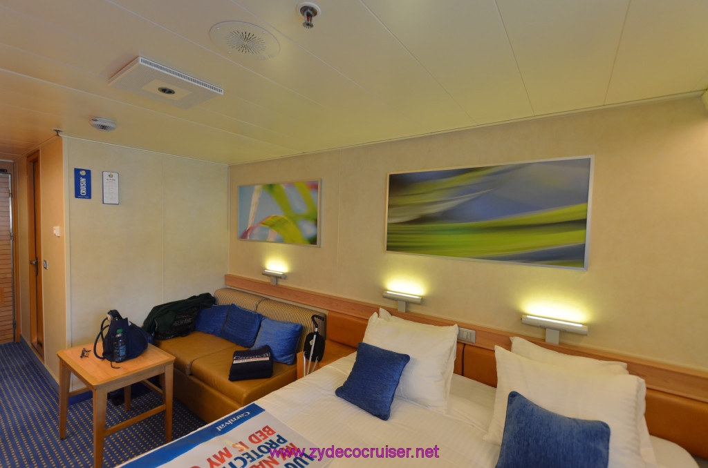 025: Carnival Sunshine Cruise, Barcelona, Embarkation, Our stateroom, 