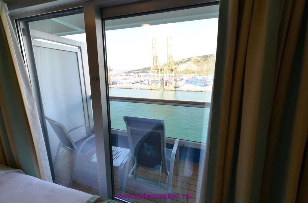 050: Carnival Sunshine Cruise, Barcelona, Embarkation, New Balcony Stateroom, 