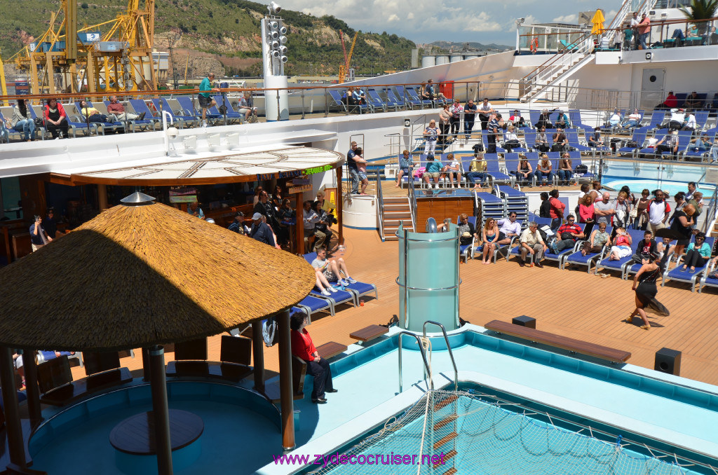 177: Carnival Sunshine Cruise, Barcelona, Embarkation, Lido, Blue Iguana Tequila Bar, 