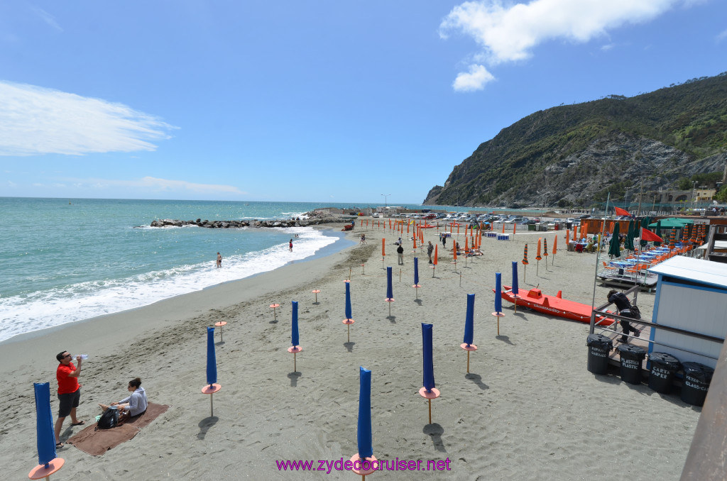 348: Carnival Sunshine Cruise, La Spezia, Cinque Terre Tour, Monterosso, Old Town Beach, 