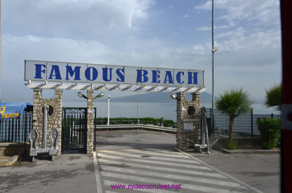 044: Carnival Sunshine Cruise, Naples, Leisurely Sorrento Tour, Famous Beach, 
