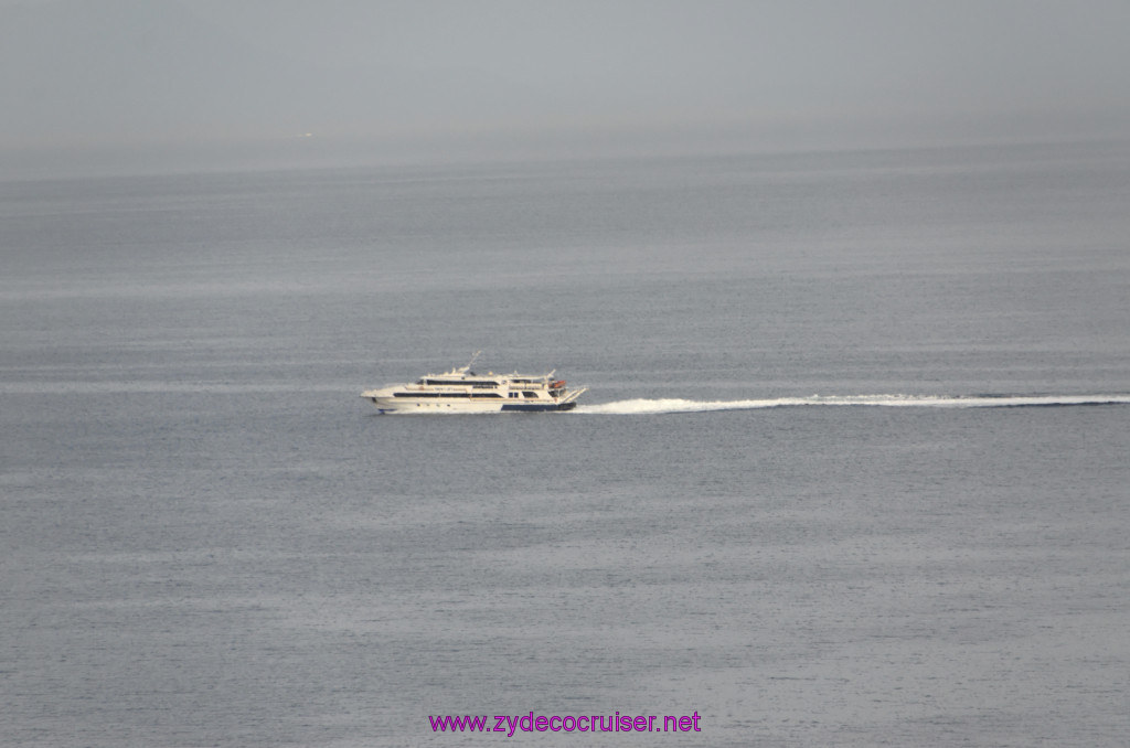049: Carnival Sunshine Cruise, Naples, Leisurely Sorrento Tour, I wonder if we'll beat the ferry?