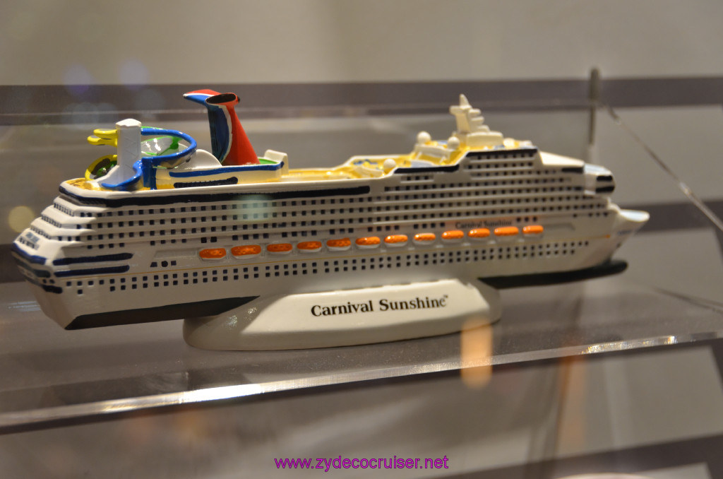 016: Carnival Sunshine Cruise, Fun Day at Sea, Carnival Sunshine Ship Model, 