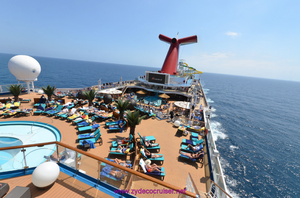 028: Carnival Sunshine Cruise, Fun Day at Sea, Serenity and Lido, 