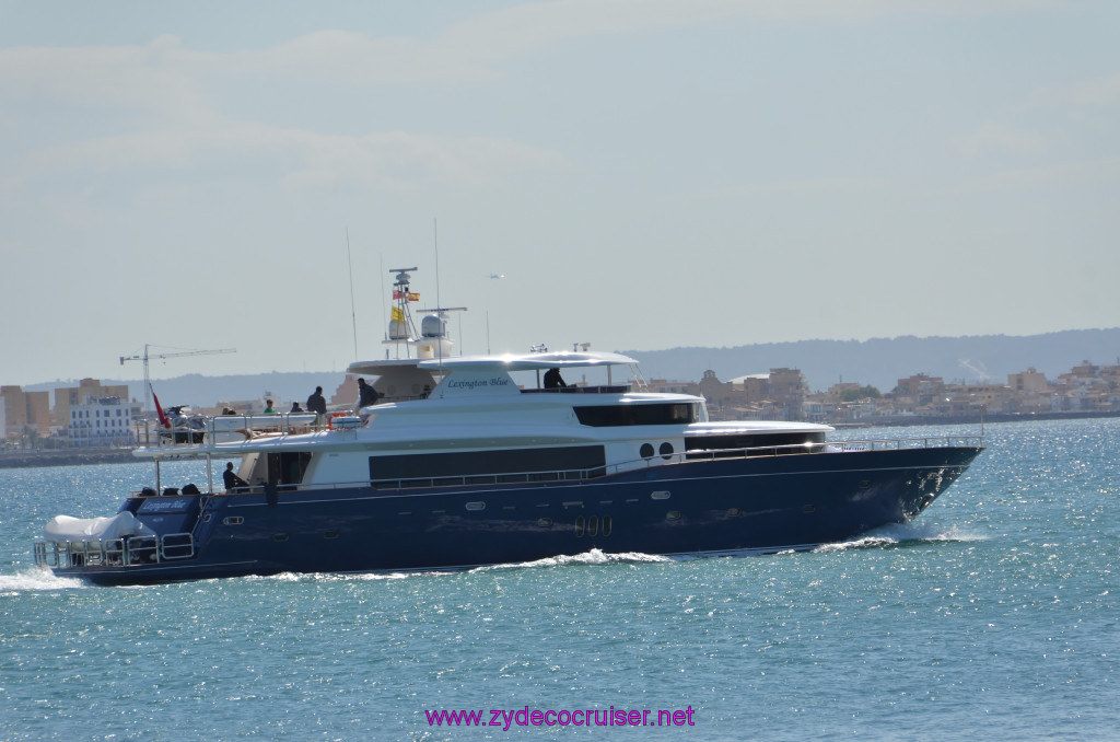 045: Carnival Sunshine Cruise, Mallorca, Yacht Lexington Blue, 