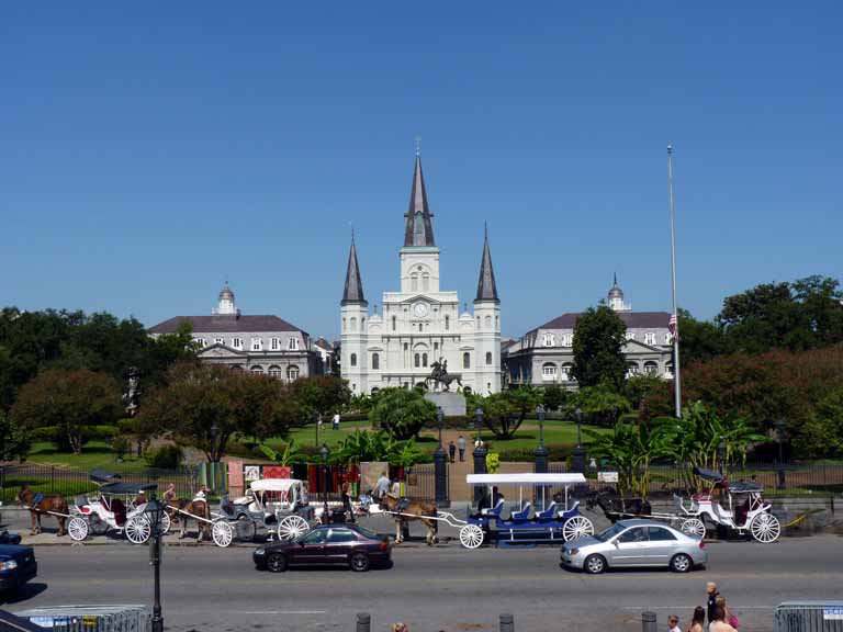 031: Carnival Triumph, New Orleans, Post-Cruise, Jackson Square and St Louis Cathedral