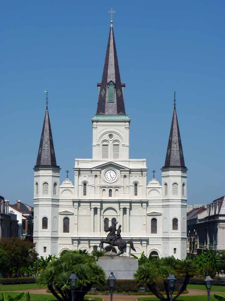 033: Carnival Triumph, New Orleans, Post-Cruise, Jackson Square and St Louis Cathedral