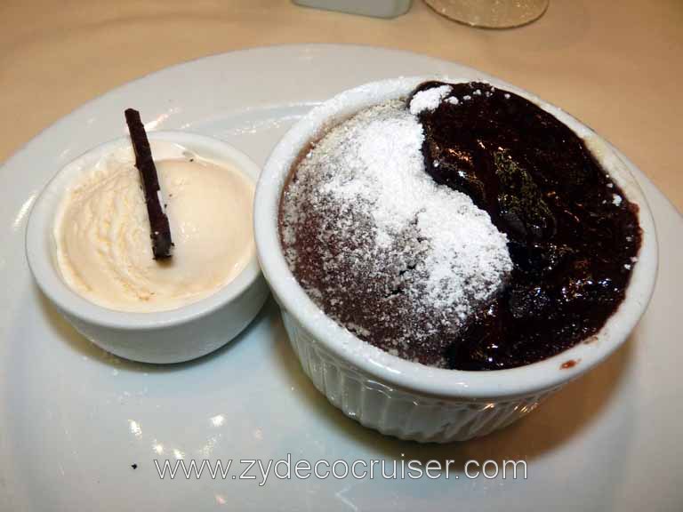126: Carnival Triumph, New Orleans, Warm Chocolate Melting Cake