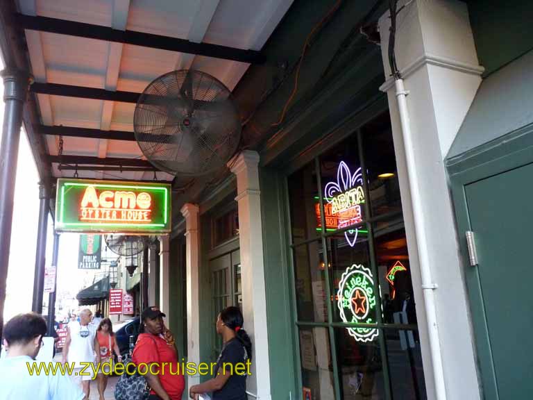 041: Carnival Triumph, Pre-Cruise, New Orleans - Acme Oyster