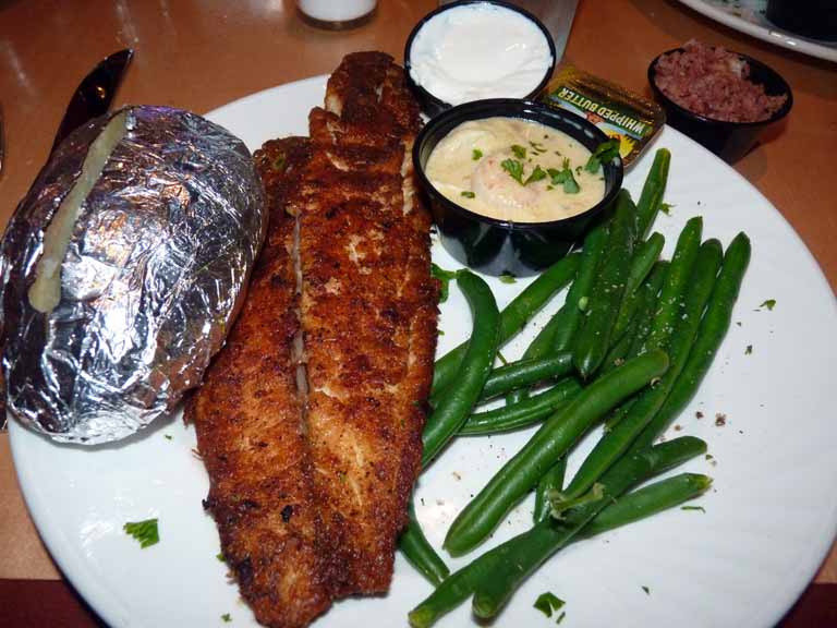 165: Carnival Triumph, New Orleans, Post-cruise, Drago's - Blackened Redfish