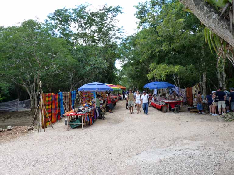 140: Carnival Triumph, Progreso, Chichen Itza, one of the vendor gauntlets