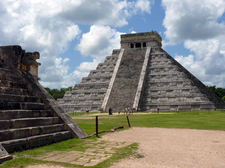 145: Carnival Triumph, Progreso, Chichen Itza, Tumba del Chac-mool - Tomb of the Cach-mool and Castillo - Pyramid of Kukulkan