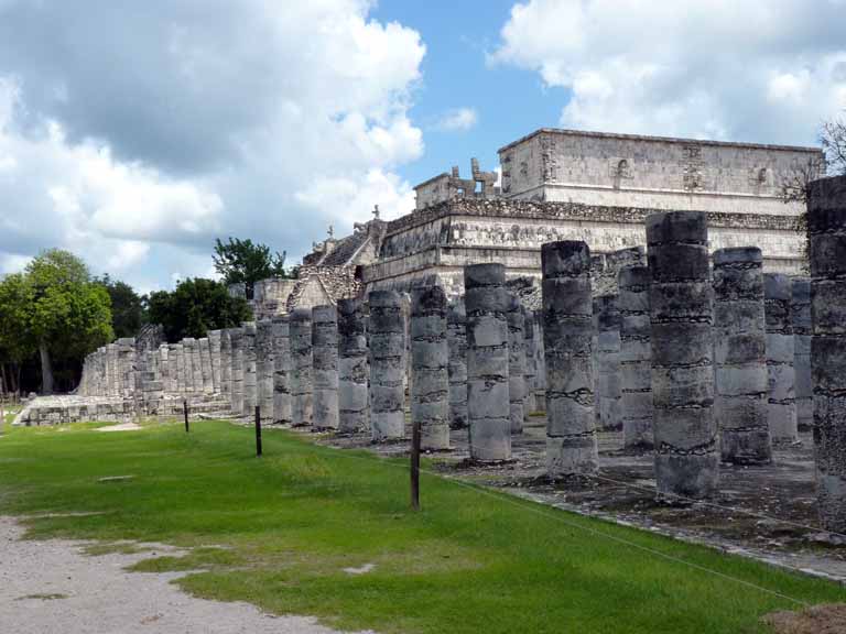 153: Carnival Triumph, Progreso, Chichen Itza, Grupo de las Mil Columnas - Group of the Thousand Columns and Templo de los Guerreros - Temple of the Warriors