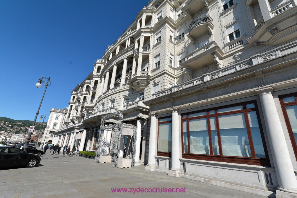 040: Carnival Vista, Pre-cruise, Trieste Hotel, Savoia Excelsior Palace, 