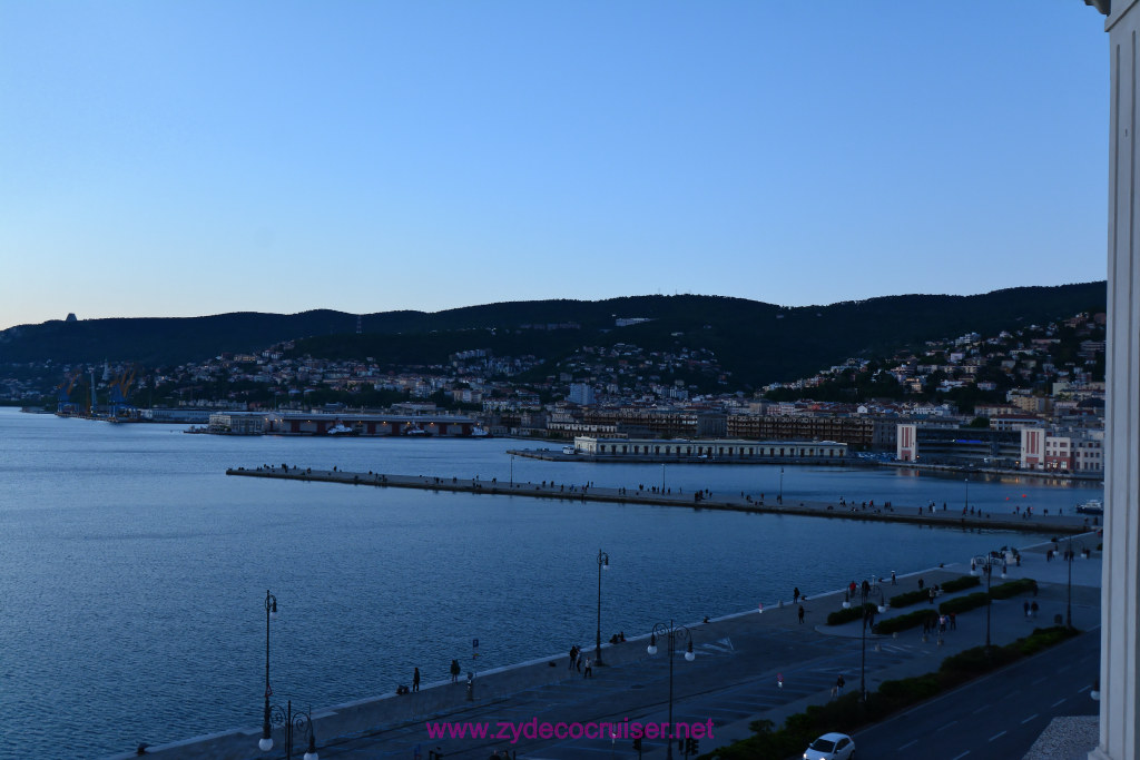 067: Carnival Vista, Pre-cruise, Trieste, Dusk