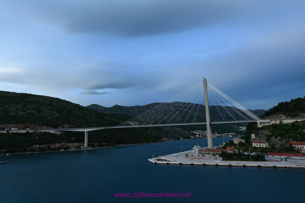 306: Carnival Vista Inaugural Voyage, Dubrovnik, Franjo Tuđman Bridge