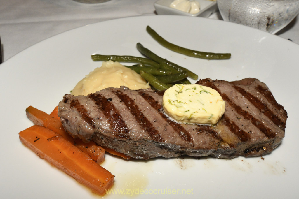 018: Celebrity Infinity Antarctica Cruise, Grilled NY Sirloin Steak, 