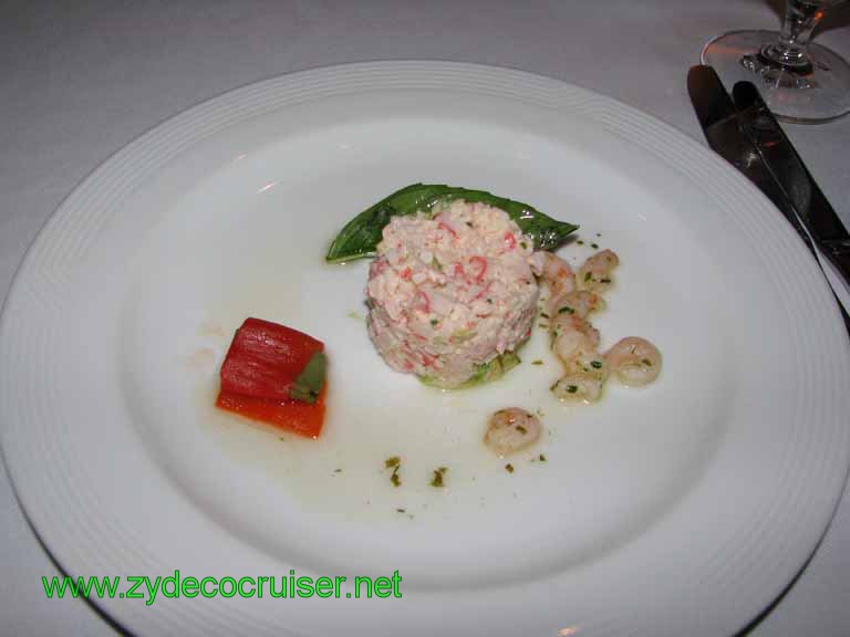 Shrimp and Crab Parfait, NCL Spirit