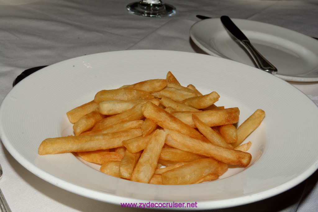 094: Emerald Princess Cruise, MDR Dinner, French Fries, 