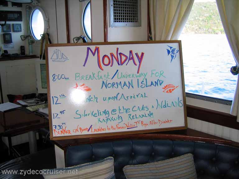 054: Sailing Yacht Arabella - British Virgin Islands - Monday, Underway for Norman Island