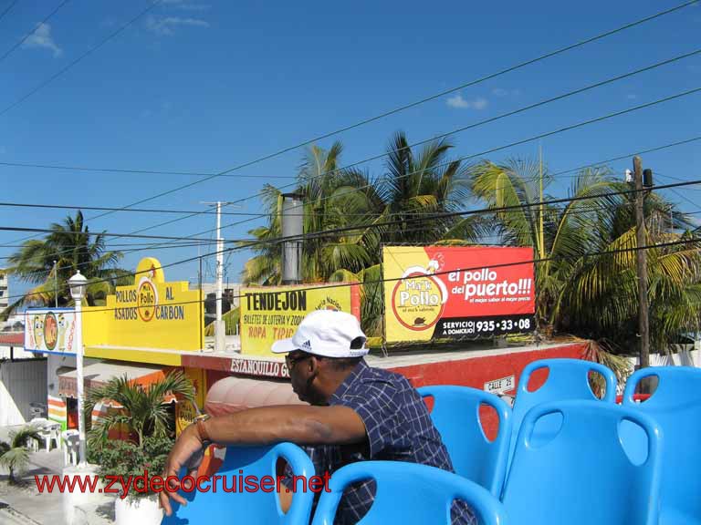 071: Carnival Fantasy, Progreso, MX, Double Decker Bus Tour, 