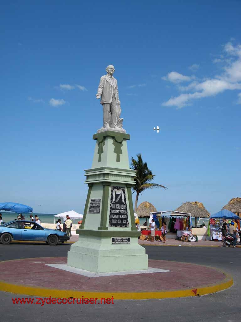 076: Carnival Fantasy, Progreso, MX, Juan Miguel Castro, founder (1872) of Progreso