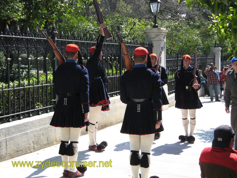 095: Carnival Freedom, Athens, Greece - Changing of the Guard